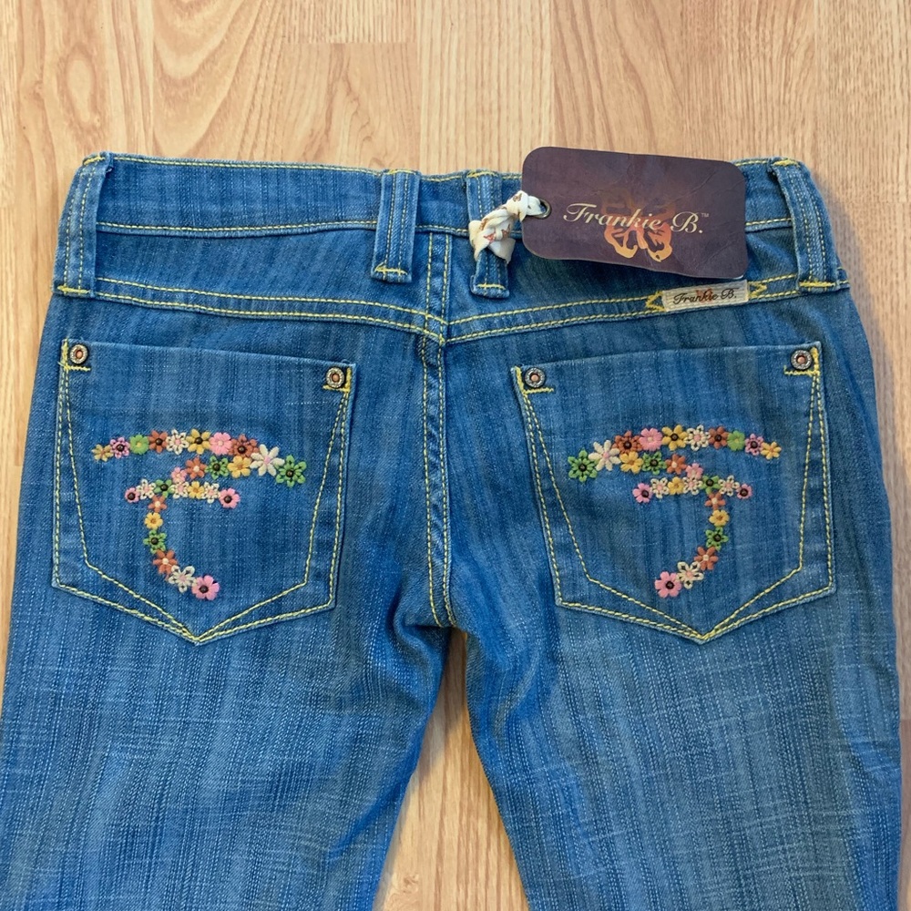 FRANKIE B jeans NWT size 0 🌸🌿🌺🌼